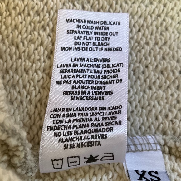 NWT - n:PHILANTHROPY Gray Helix Turtleneck Zipperback XS - Picture 13 of 14